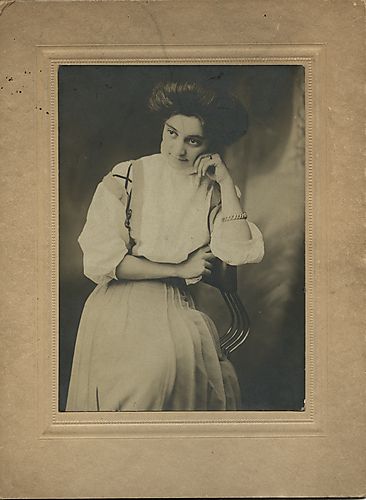 Portrait of a young woman