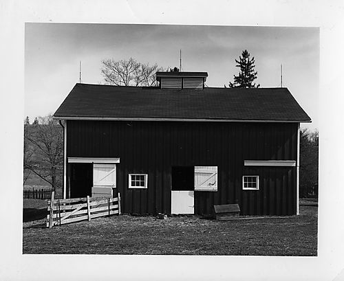 Horse barn at the Gilfillan farm