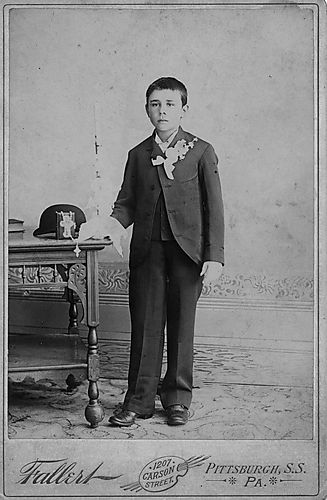 Portrait of a young boy