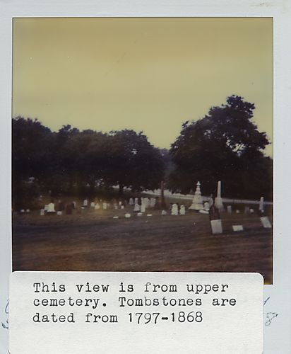 View from the upper part of Bethel Cemetery