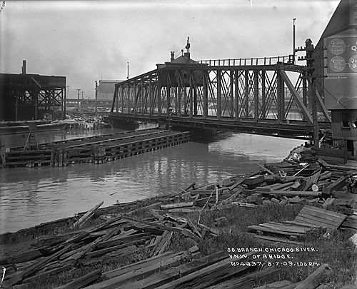 Railroad Bridge over Chicago River