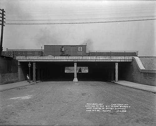Chicago Track Elevation, 15th Street Subway