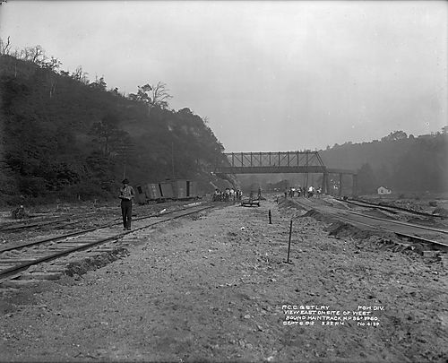 Construction Site of Westbound Track