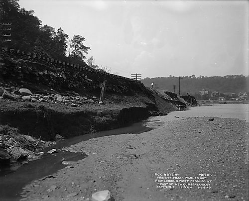 Freight Track Washed Out