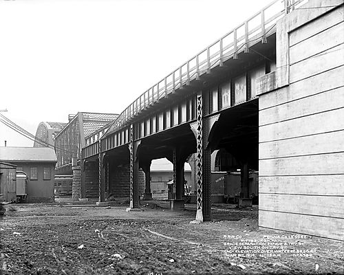 Track Elevation over Water Street