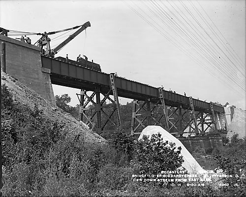 Big Darby Creek, Fort Wayne Railroad Bridge1