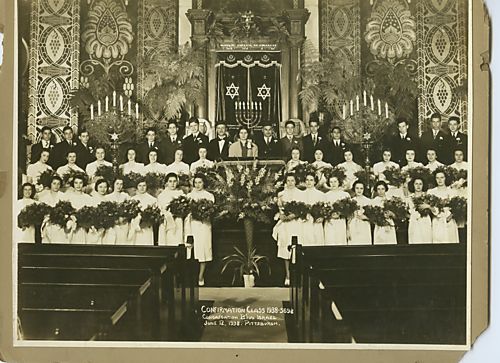 Congregation B'nai Israel Confirmation Class, 1938