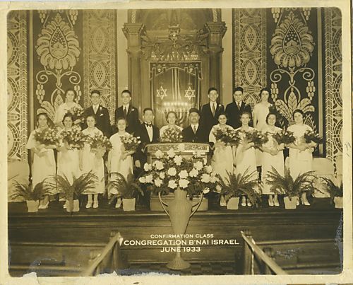 Congregation B'nai Israel Confirmation Class, 1933