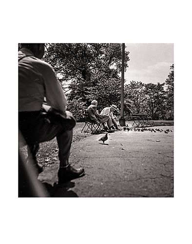 Men in Schenley Park