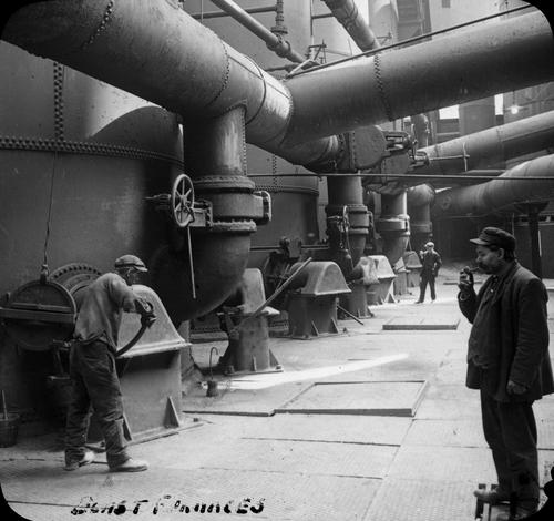 The Huge Hot Blast Furnace