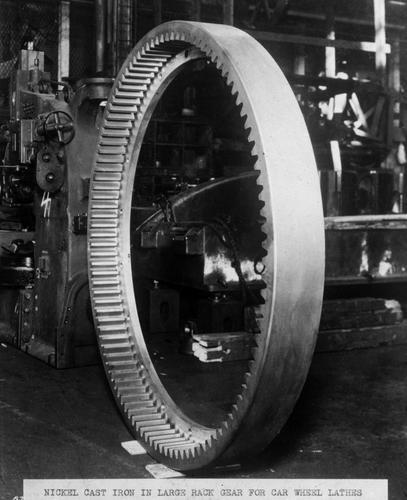 Nickel Cast Iron in Large Rack Gear for Car Wheel