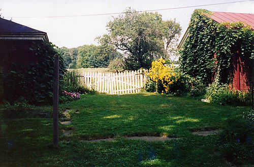 Smoke house and summer kitchen on the Gilfillan farm