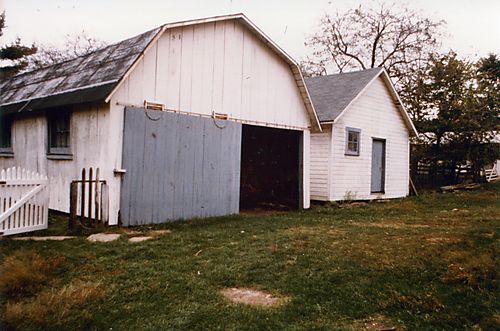 Workshop and tool shed on the Gilfillan farm