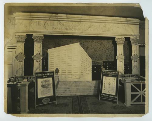 Alling &amp; Cory Company display 