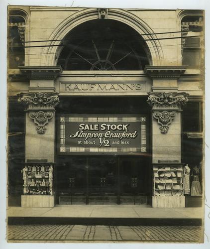 Kaufmann's Storefront Sign