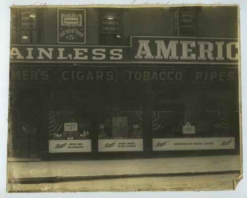 Reymers Tobaccos and American Painless Dentists Storefronts