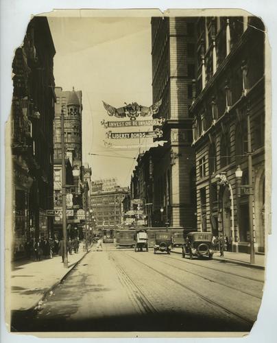 Farmers Deposit National Bank Liberty Bonds Overhead Banner