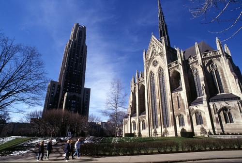 Cathedral of Learning and Heinz Memorial Chapel