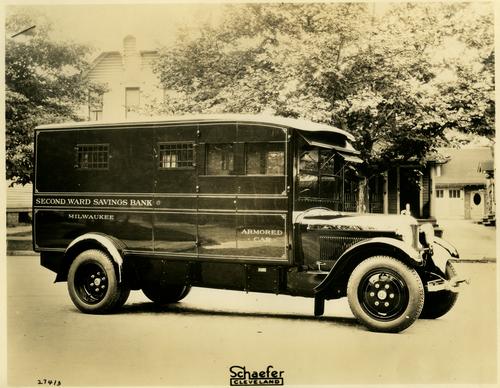 Second Ward Savings Bank armored car