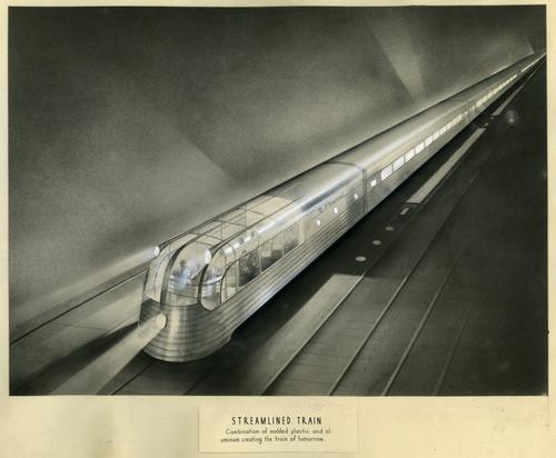 Streamlined Train sketch