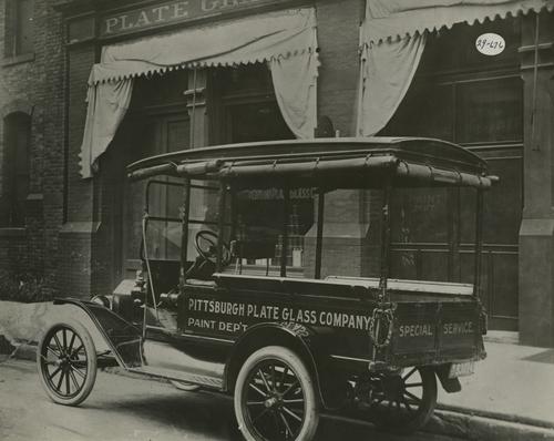 Pittsburgh Plate Glass Company paint delivery truck 