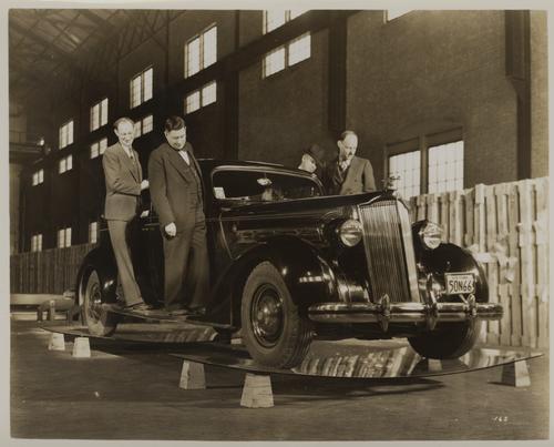 Herculite glass test with automobile