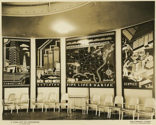 Gulf exhibit at the 1933 Chicago World's Fair