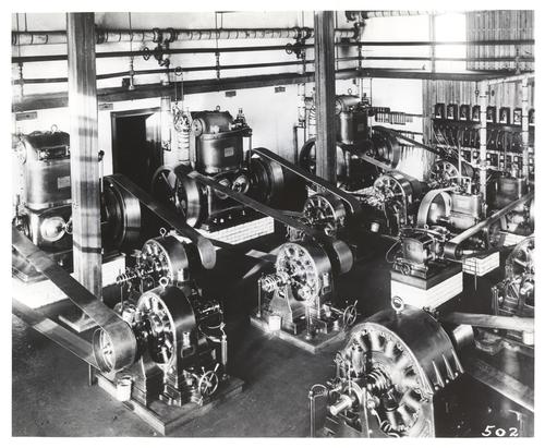 Allegheny Light Company, power station interior