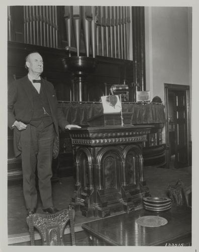 William Jennings Bryan speaking at Point Breeze Presbyterian Church