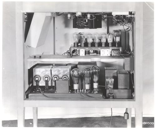 Inside of a Westinghouse radio