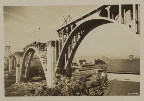 George Westinghouse Bridge under construction