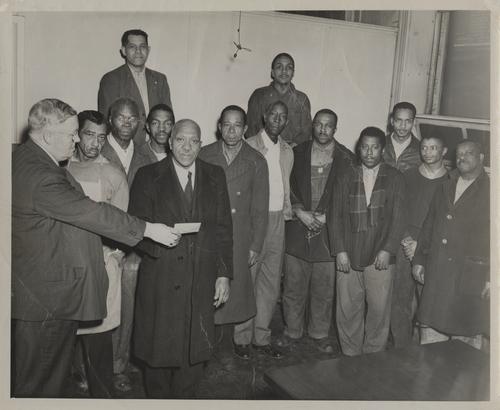 African-American employees receiving pensions