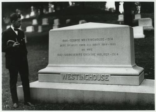Tombstone of George and Marguerite Westinghouse 