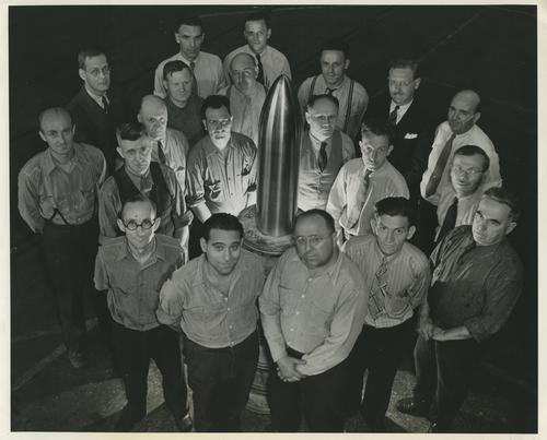 The Westinghouse employees who built the time capsule.