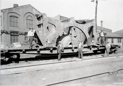 Largest castings made in Trafford foundry