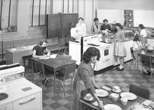 Home economics department at Eastboro Technical High School in McKeesport