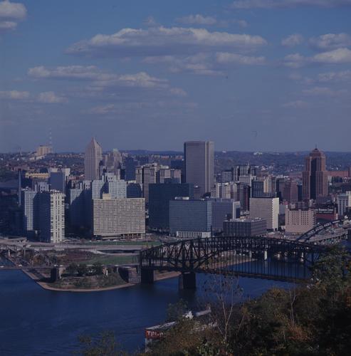 Pittsburgh's downtown from Mt.Washington