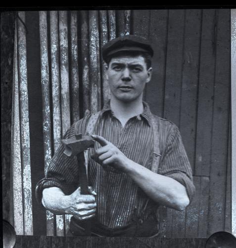Man with a tool