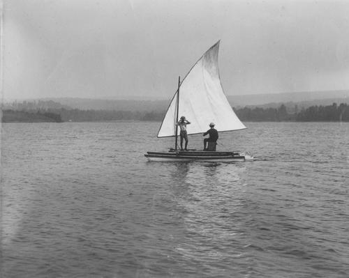 Sailing on Lake Conemaugh