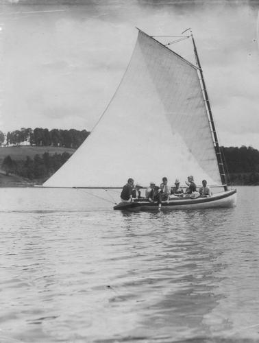 Sailing on Lake Conemaugh