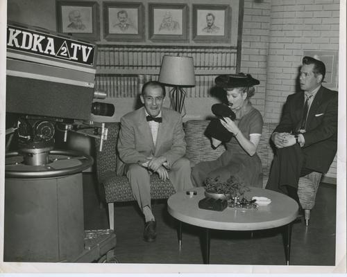 Harold V. Cohen with Lucy and Desi