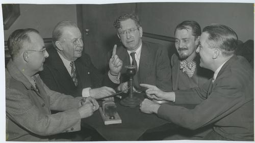Harold V. Cohen with Charles Coburn and Kap Monahan