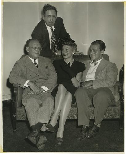 Harold V. Cohen with Evelyn Keyes