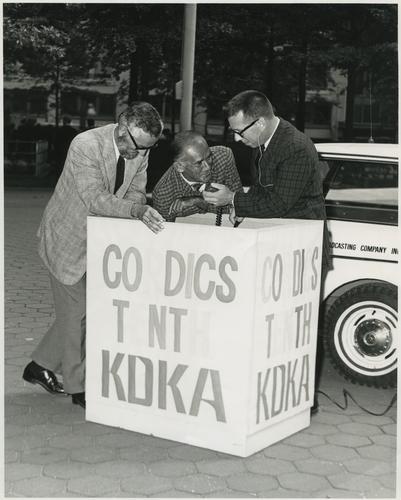 Harold V. Cohen with Mike Levine and Regis Cordic