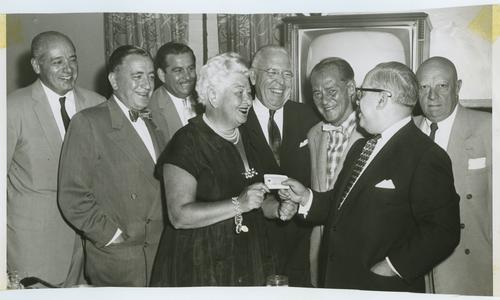 Harold V. Cohen with Sophie Tucker