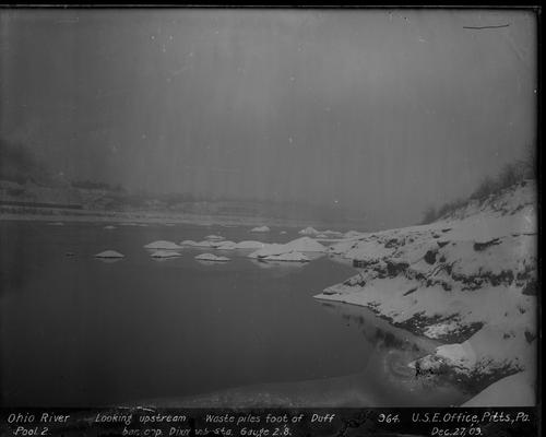 Waste Piles in Ohio River