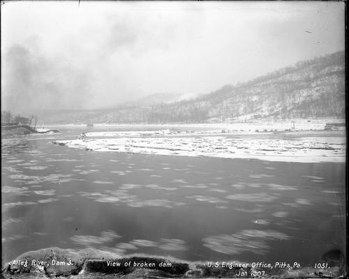 Damaged Allegheny River Dam 3