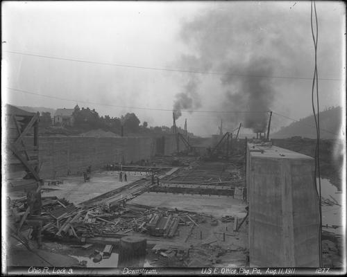 Ohio River Lock 9 Construction