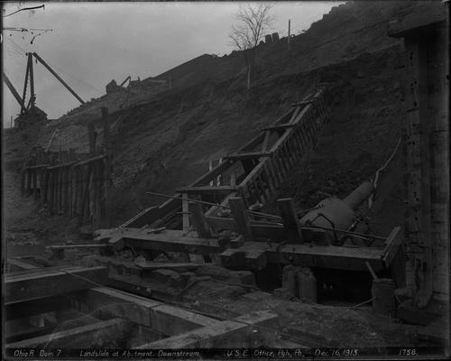 Ohio River Dam 7 Landslide
