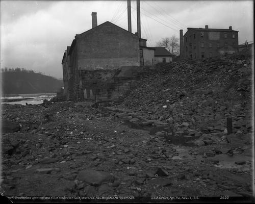 Unauthorized Stone Wall and Fill of the Beaver Valley Water Company